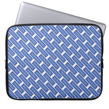 funda portátil "Crossweave Blue"