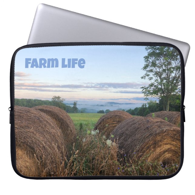 Funda portátil de 15 pulgadas con cremallera (Frente)