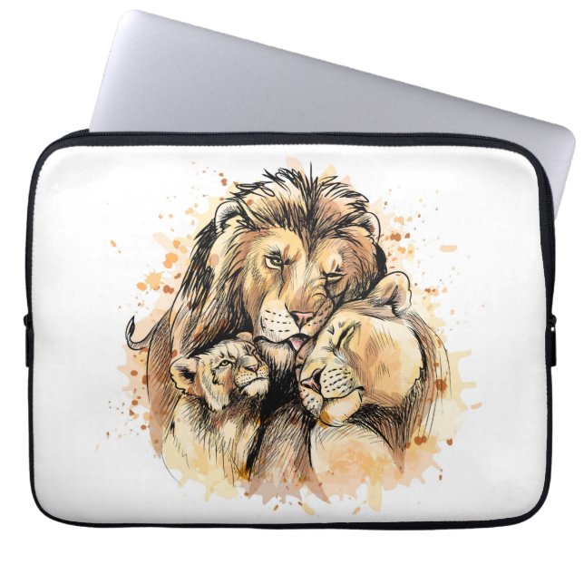Funda portátil de la familia Lion (Frente)