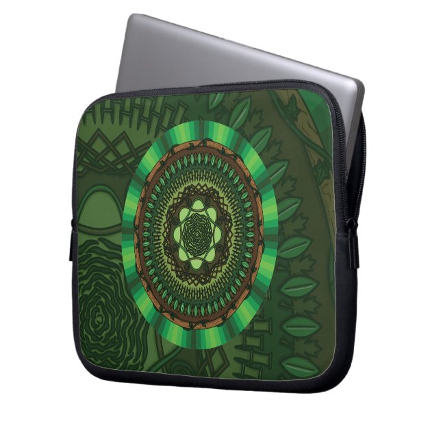 Funda portátil de Mandala Earth (Anverso izquierdo)
