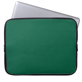Funda portátil Hunter Green Solid Color
