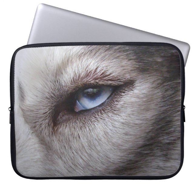 Funda portátil Husky Husky Blue Eyes Regalos (Frente)
