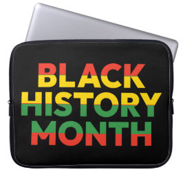 Funda portátil Mes de Historia Negra de 15 pulgada