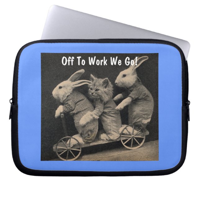 Funda portátil "Off To Work" (Frente)