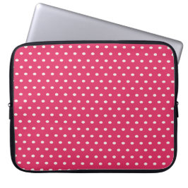 Funda portátil Punto Polka Rosa