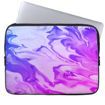 Funda portátil rosa y púrpura