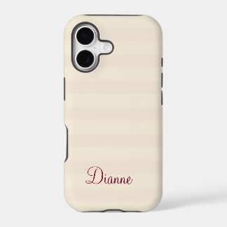 Funda protector Apple iPhone con nombre