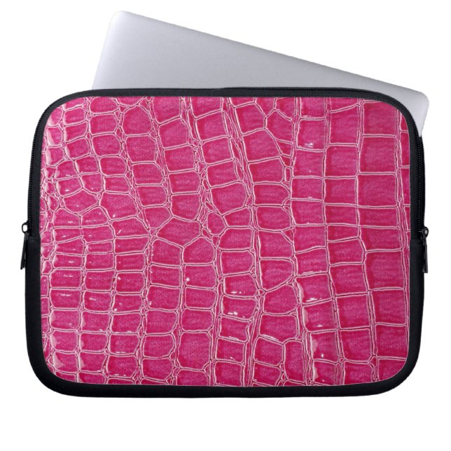 Funda protector de la funda del portátil Croc Faux (Frente)