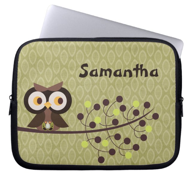 Funda Protector Noche de Hoot de Bosque (Frente)