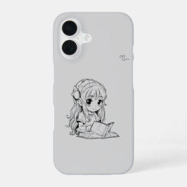 Funda protectora para iPhone 16 de chica Kawaii – 