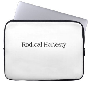 Funda protectora para portátil de honestidad radic