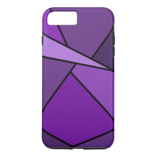 Funda Purple Geometric Shapes iPhone 8 Plus/7 Plus
