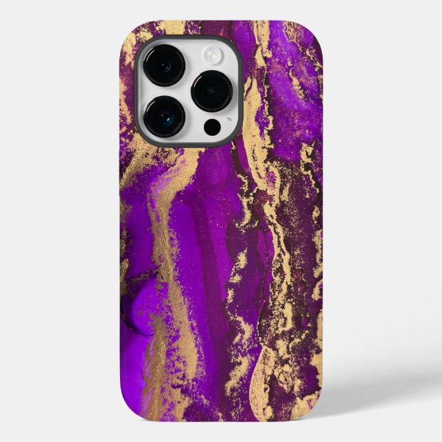 Funda Purple Gold para iPhone 14 Pro (Reverso )