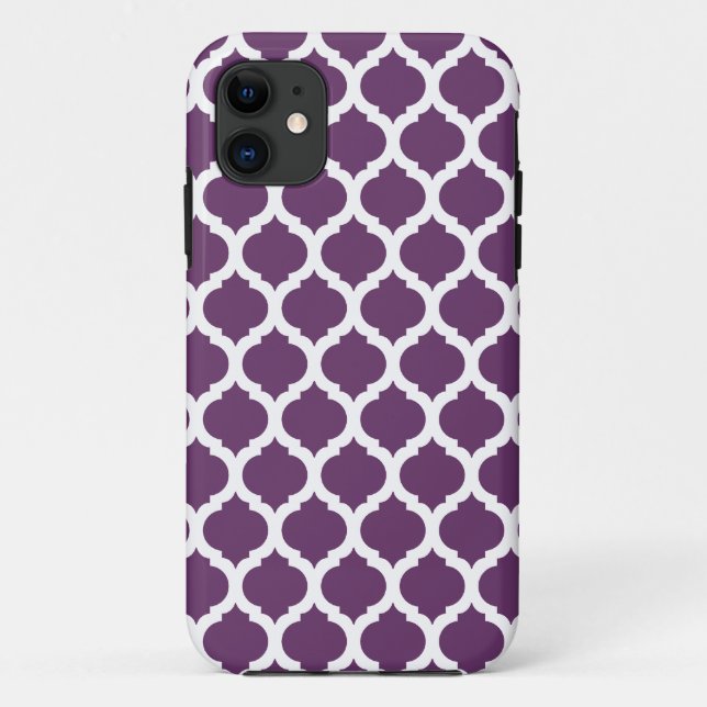 Funda Purple Moroccan Pattern iPhone 5 (Reverso)