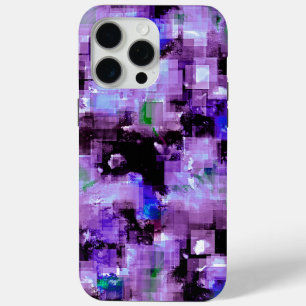 Funda Purple Pixelated iPhone 15 Pro Max