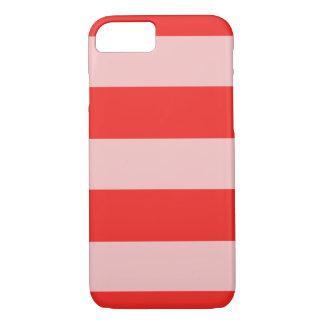 Funda rayado rosado y rojo