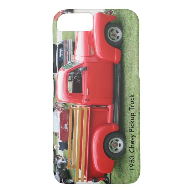 Funda Red 1953 Chevy Pickup Truck-iPhone 7 (Reverso)