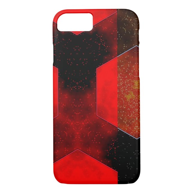 Funda Red Abstract iPhone 7 (Reverso)