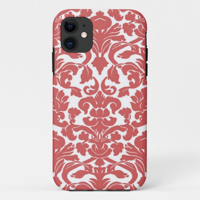 Funda Red Damask iPhone 5 (Reverso)