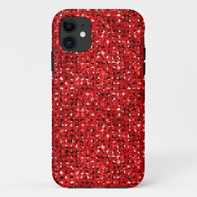 Funda Red Faux Jewels iPhone 5 (Reverso)