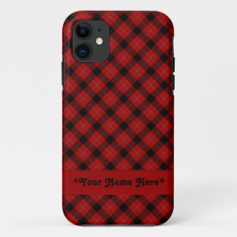 Funda Red Plaid para iPhone 5
