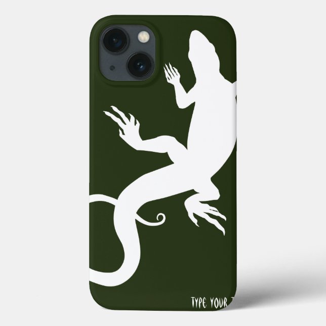 Funda Reptile Personalizado del estuche Lizard Art (Reverso)
