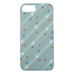 Funda Retro Airplane Pattern iPhone 8/8S