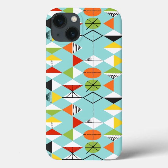Funda Retro Harlequin Pattern iPhone 6/6S (Reverso)
