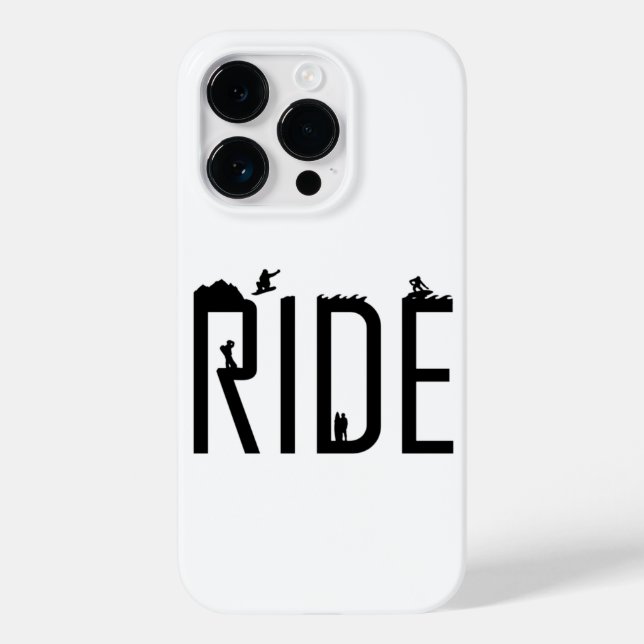 Funda RIDE Snowboard y Surf iPhone 14 Pro (Reverso )