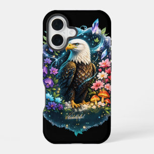Funda rígida para iPhone 16 Águila Calva Mística