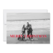 Funda roja y blanca Feliz Navidad