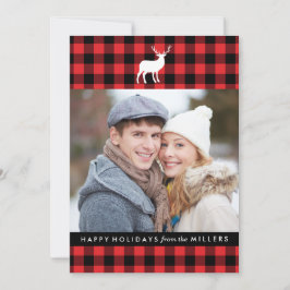 Funda roja y estadio blanco | Tarjeta fotográfica 