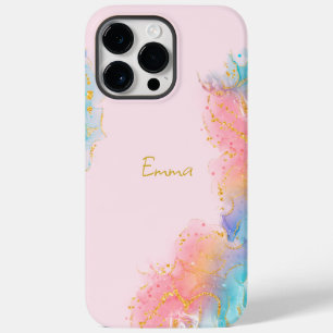 funda Rubor Pink Gold Abstract iPhone 14 Pro Max