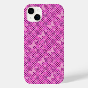 Funda Samsung Galaxy de mariposas rosa Lace