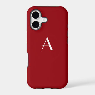 Funda Sangria Red Monogram iPhone 5
