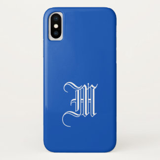 FUNDA SAPPHIRE AZUL Sólido fondo para iPhone X