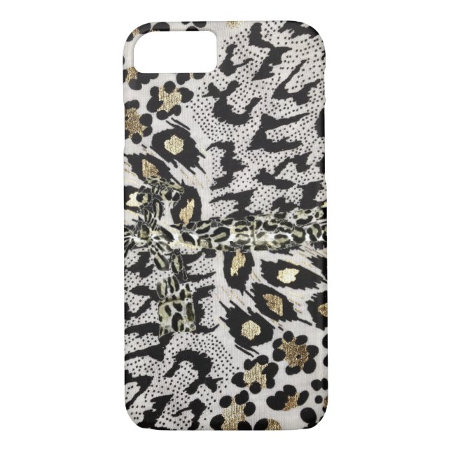 Funda Shimmering Animal Print iPhone 7 (Reverso)