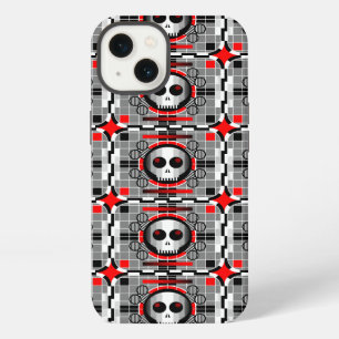 Funda Skull TV Multi para iPhone casi transparente
