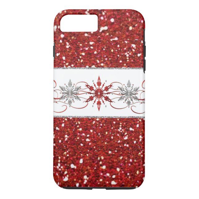 Funda Sparkly Holiday iPhone 7 Plus (Reverso)