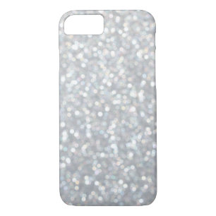 Funda Sparkly Silver para iPhone 7