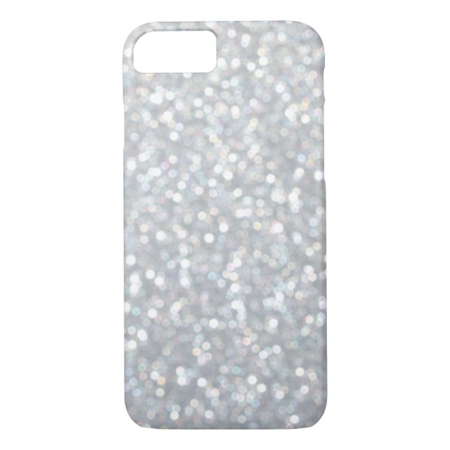 Funda Sparkly Silver para iPhone 7 (Reverso)
