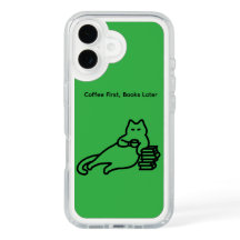 Funda Speck 'Café Primero, Libros Después' – Verde