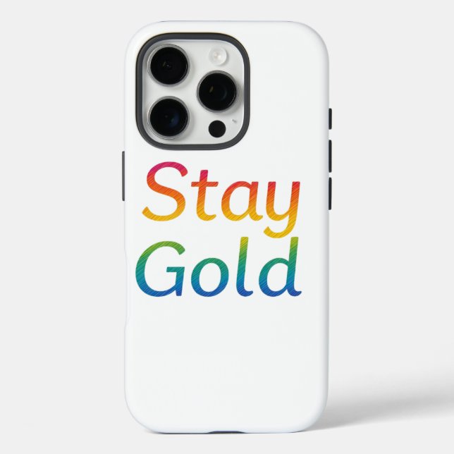 Funda Stay Gold para iPhone (Reverso )
