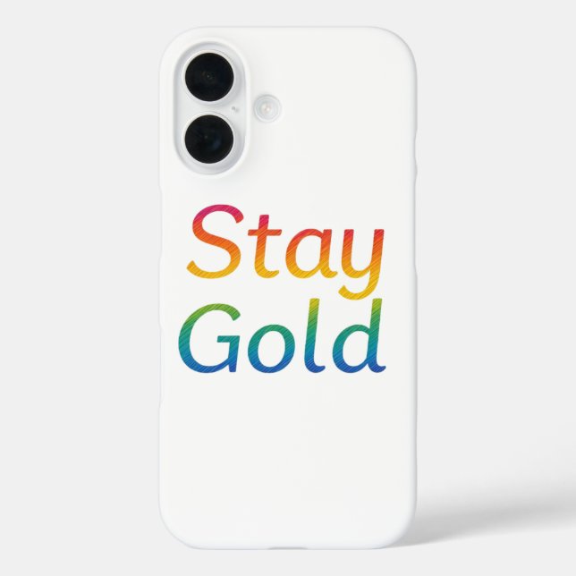 Funda Stay Gold para iPhone (Reverso )