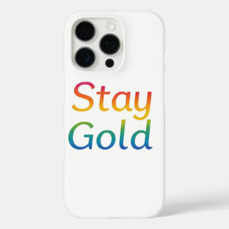 Funda Stay Gold para iPhone