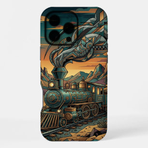 Funda Steampunk Retro para iPhone 16 Pro Max   Vin