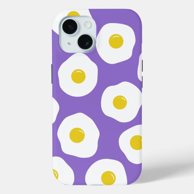 Funda Sunny Egg Purple iPhone 15 (Reverso )