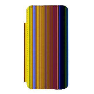 Funda Cartera Para iPhone 5 Watson Abstract Stripes Design 1