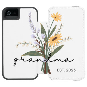 Funda Cartera Para iPhone 5 Watson #AbuelaEst.2023 Funda con billetera para iPhone 6