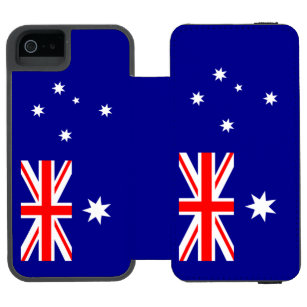 Funda Cartera Para iPhone 5 Watson Bandera australiana patriótica